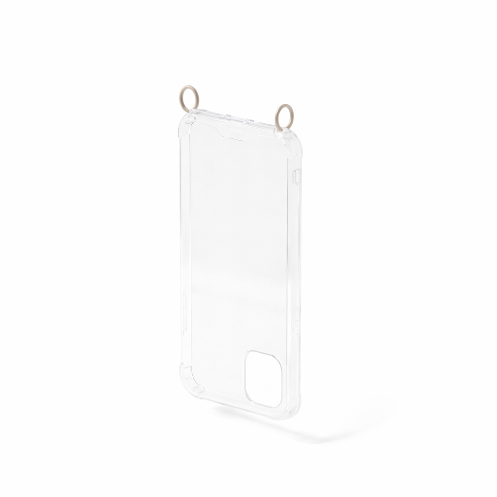 Clear Phone Case with Grey Rings
