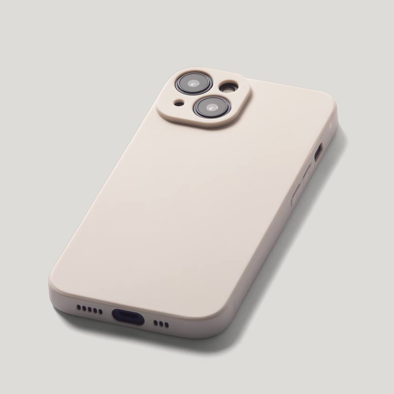 Slim Wireless Charging iPhone Case in Beige