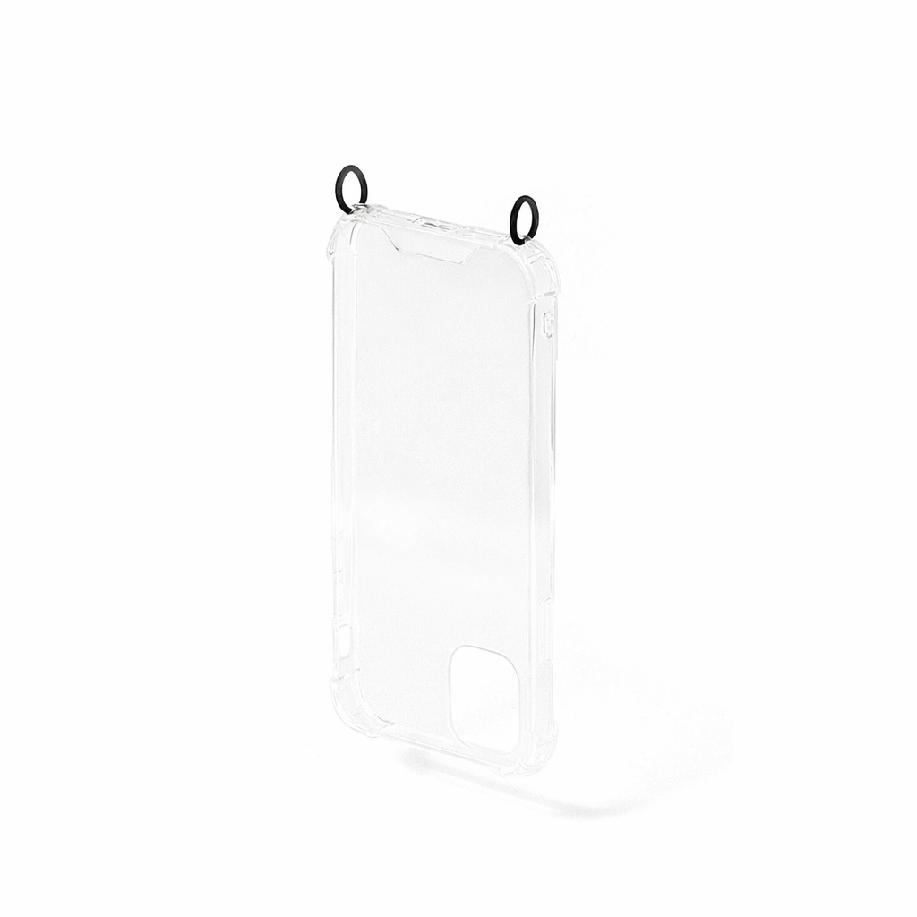 Clear Phone Case with Black Rings