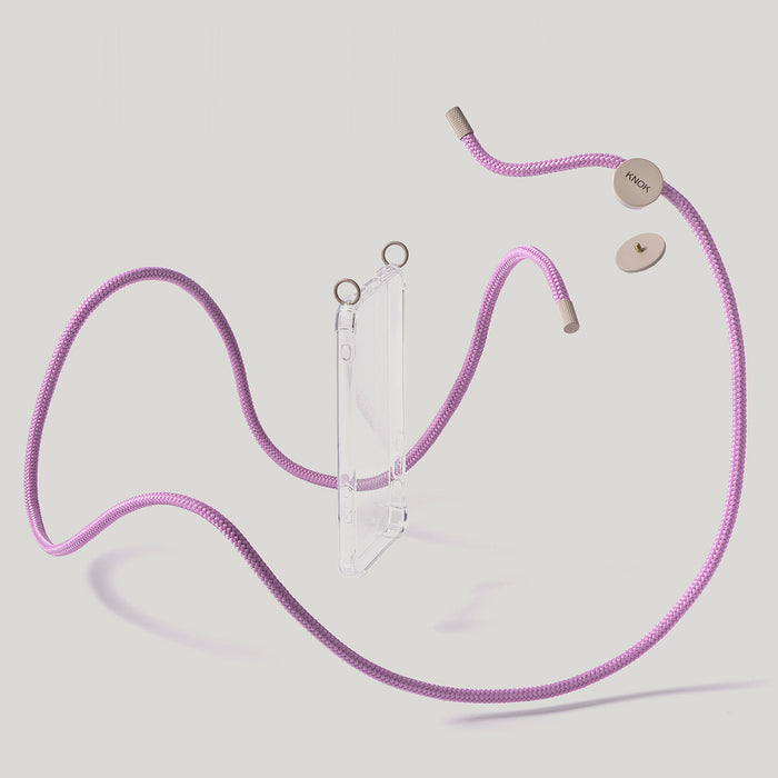 Custom Lilac Phone Lanyard | Crossbody Case | KNOK