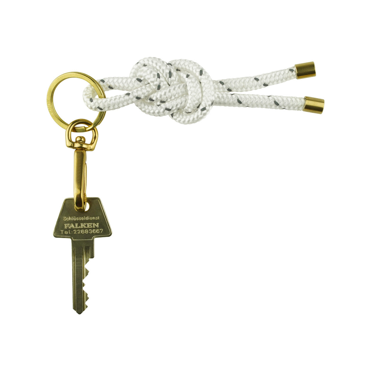 Knot Key Ring White Reflect | Keychain | Keyholder | KNOK – knokstore.com